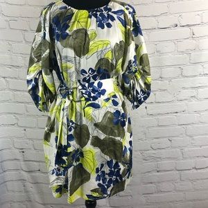 Zara Basic Tropical Parrot Multi-Color Dress. Size:(S)